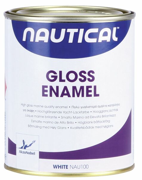Эмаль NAUTICAL GLOSS ENAMEL VALKOINEN 750